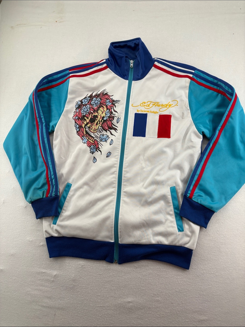 Ed Hardy By Christian Audigier France Vintage Jacket - Size Large